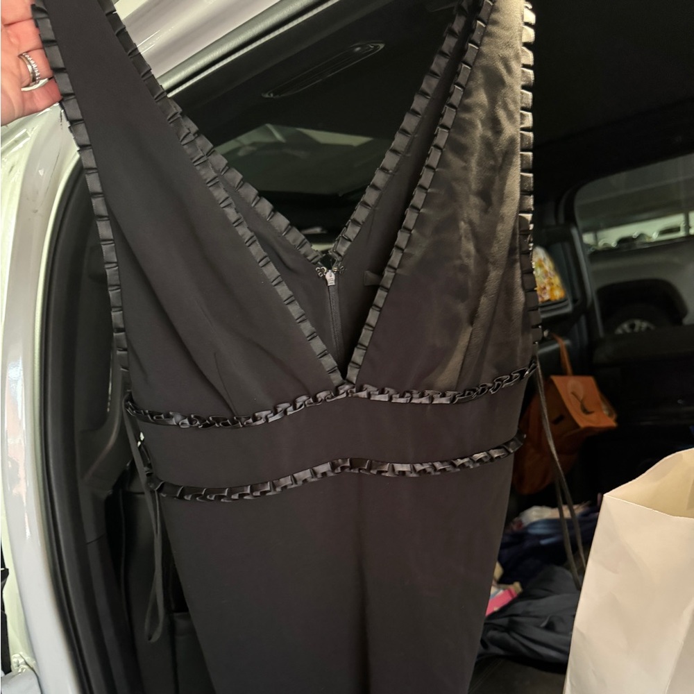 Badgley Mischka Black Maxi Dress